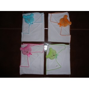 Fraldas de boca minis com ursinho