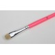 Pincel espatulado nº 12 - cabo rosa