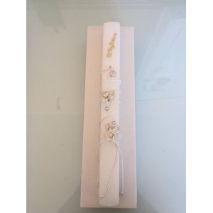 Vela de batismo retangular