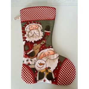 Bota de natal forrada e almofadada